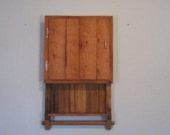 Handcrafted Pallet Wood Cabinet,Rustic Cabinet,Bathroom Cabinet,Kitchen Cabinet,Spice Rack,Towel Rack,Re-purposed Pallet Wood Cabinet,Gift