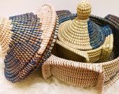 Hand Woven contemporary African Basket set Hand Woven contemporary African Basket set