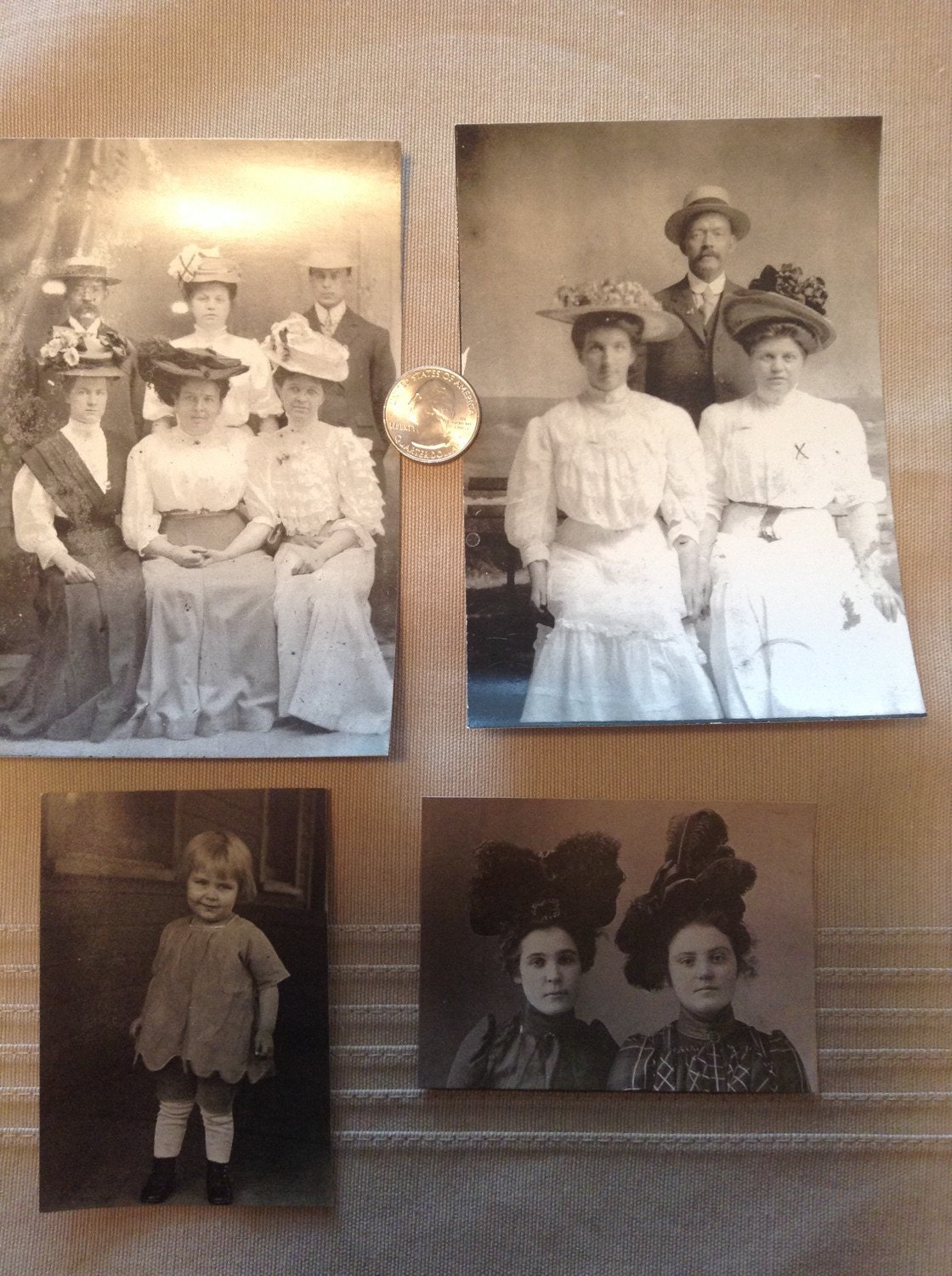 Set of 4 vintage photos by CushingCreations on Etsy