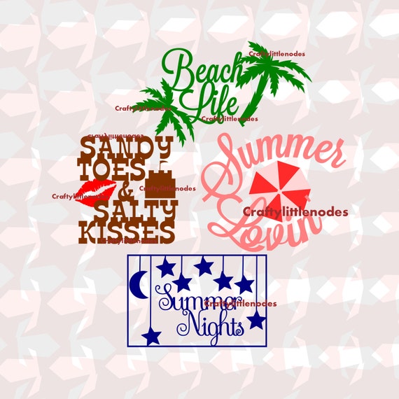 Download Beach Quotes SVG STUDIO Ai EPS Summer Set Cutting File Instant