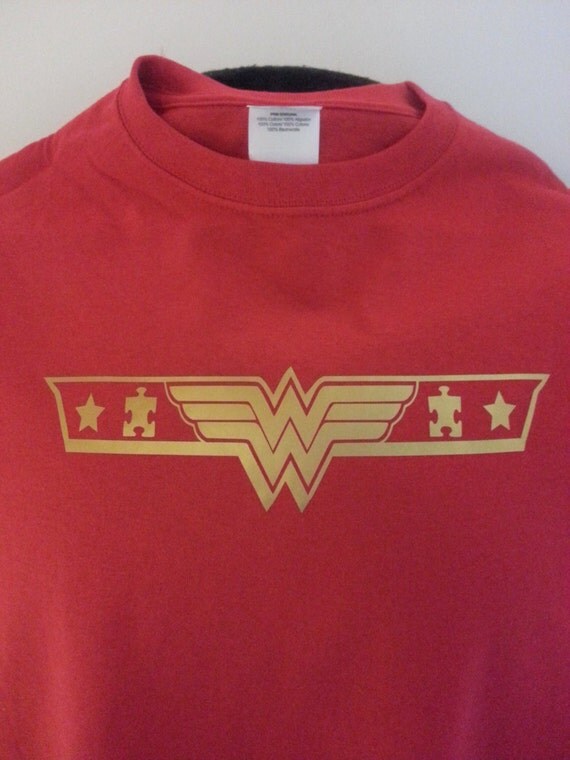 wonder woman autism shirt