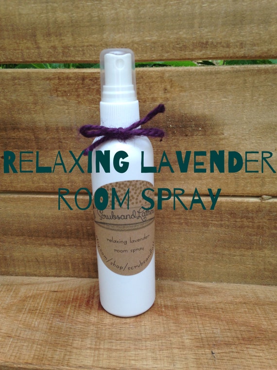 Items similar to Room Spray, Relaxing Lavender Calming Linen Spray for