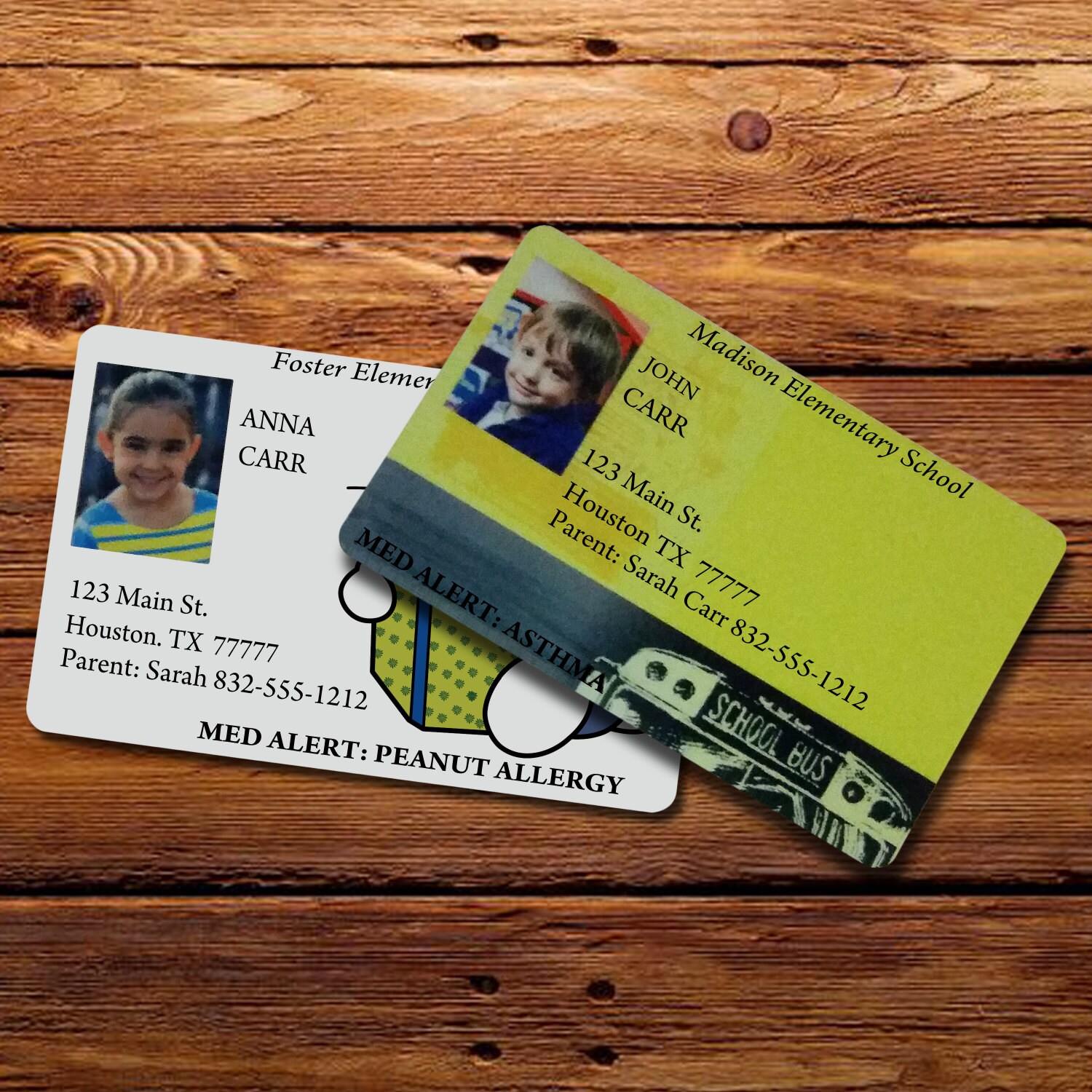 Kids Custom ID Card