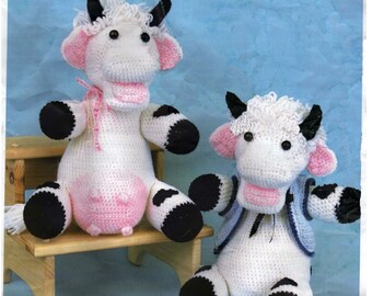 Items similar to Crochet Cow Bun Buddy on Etsy