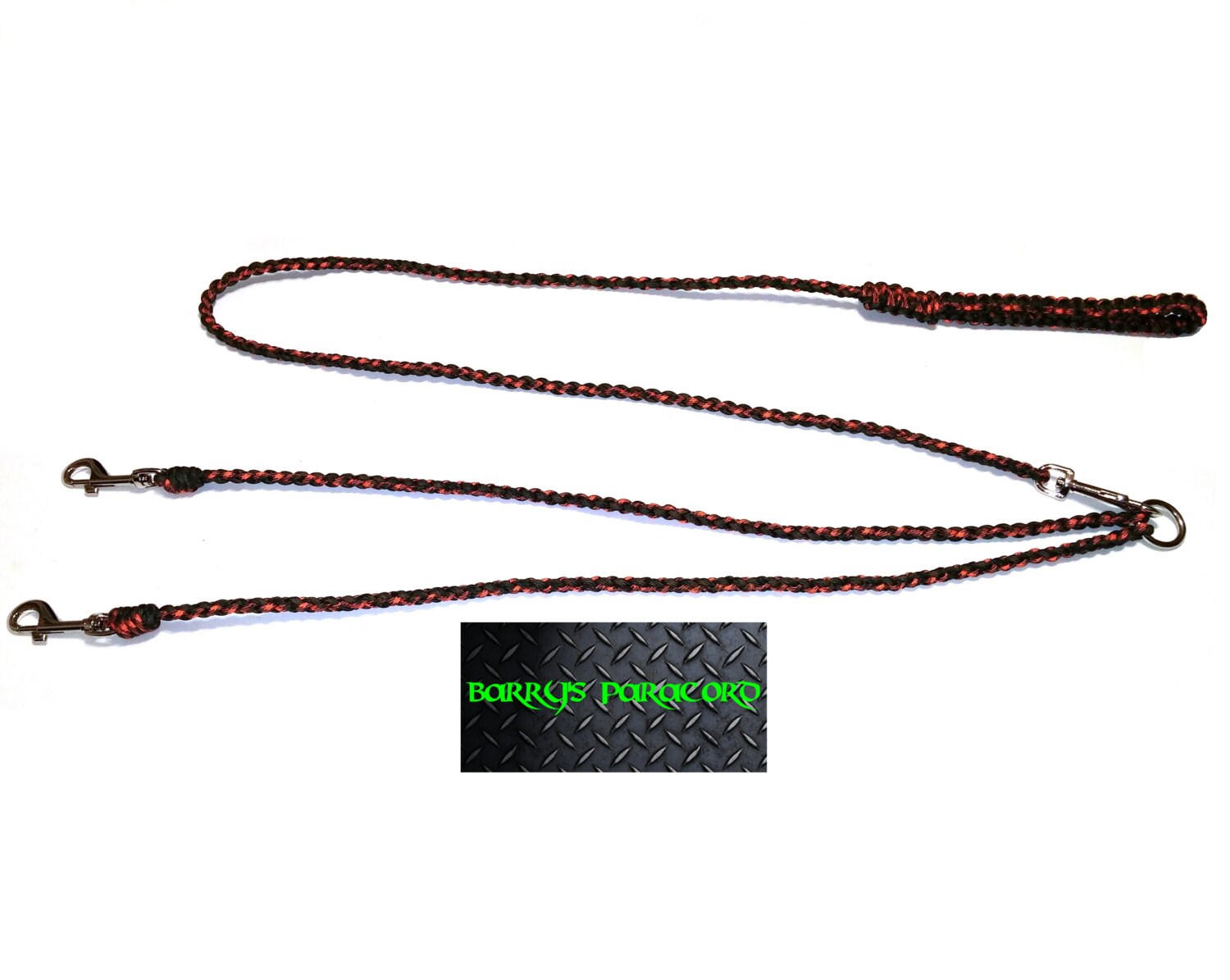 5' Paracord 2 Dog Leash by BarrysParacord on Etsy