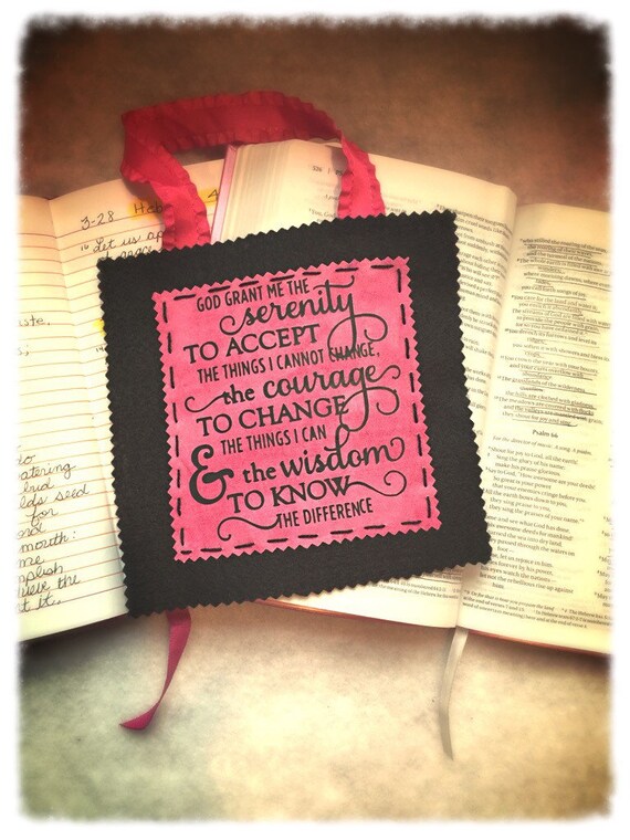 Serenity Prayer wall hanging prayer by HeartFeltCreations74