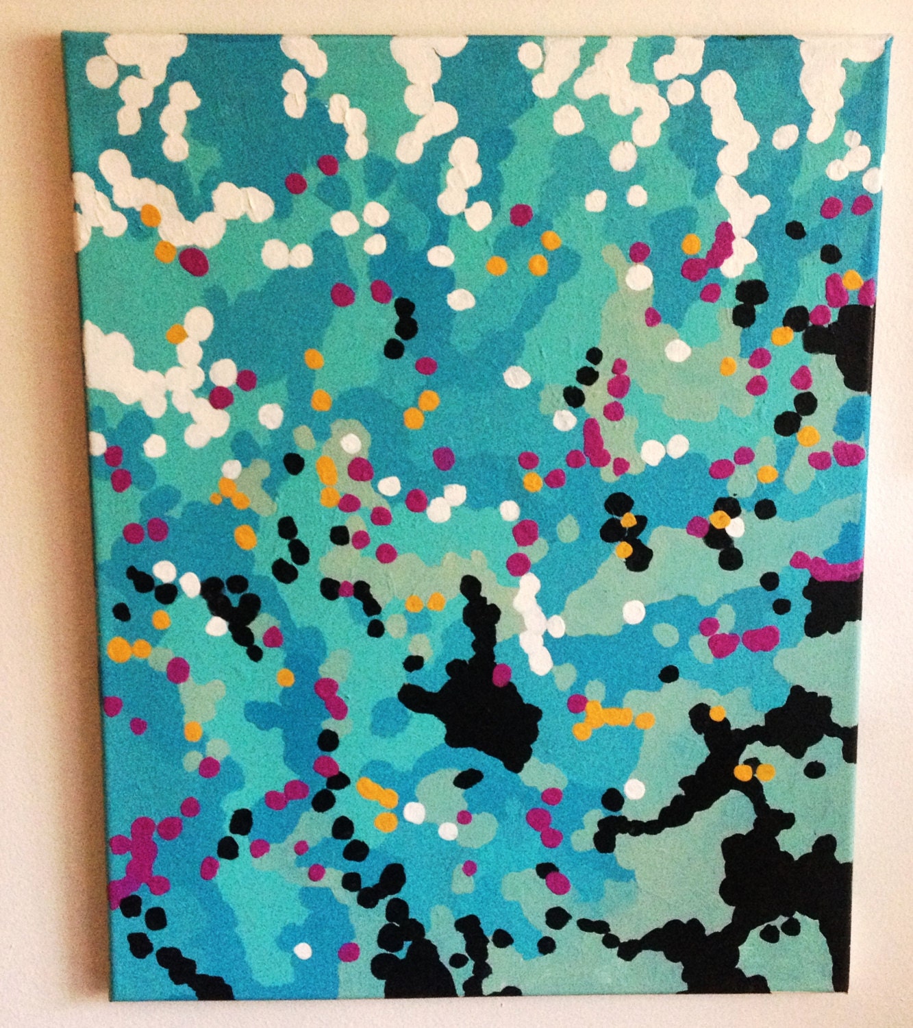 Acrylic Abstract Painting by TarasStudio on Etsy