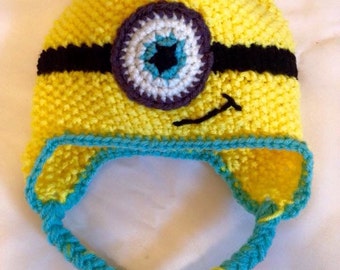 Knit minion hat | Etsy