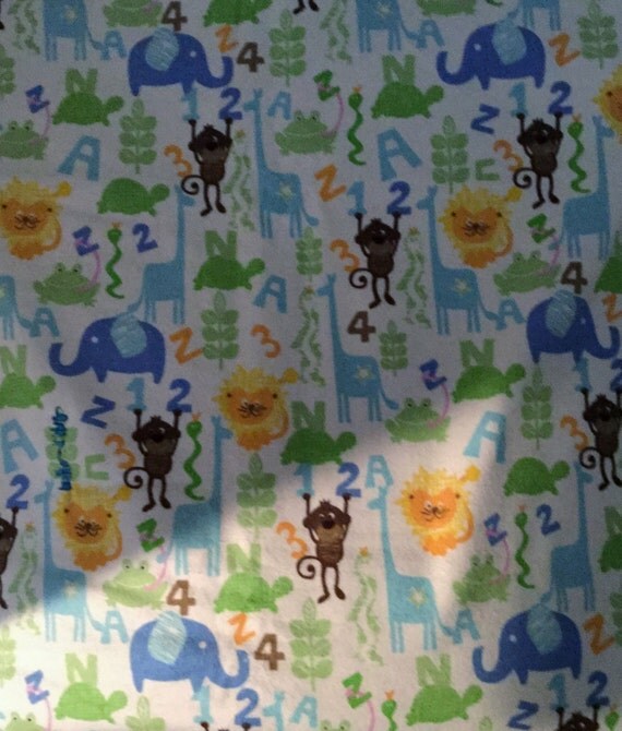 handmade flannel blanket jungle pattern outside blue polka handmade flannel blanket jungle pattern outside blue polka