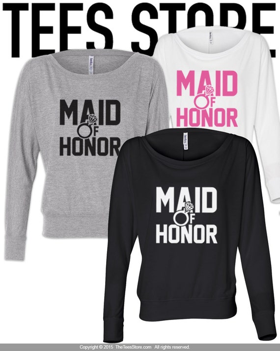 Maid of Honor Shirt / Wedding Bridal Shirt / Women’s by TeesStore