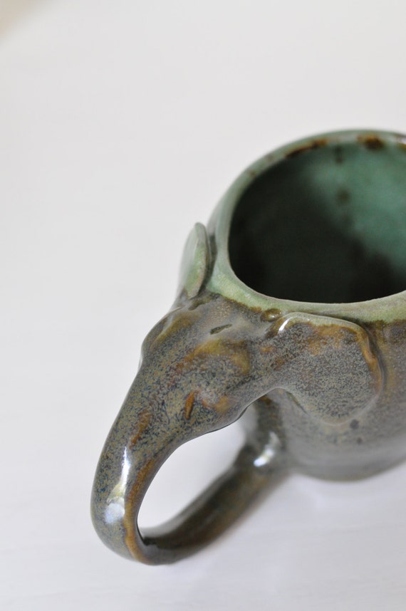 Safari Collection: Ceramic Elephant Mug // Porcelain