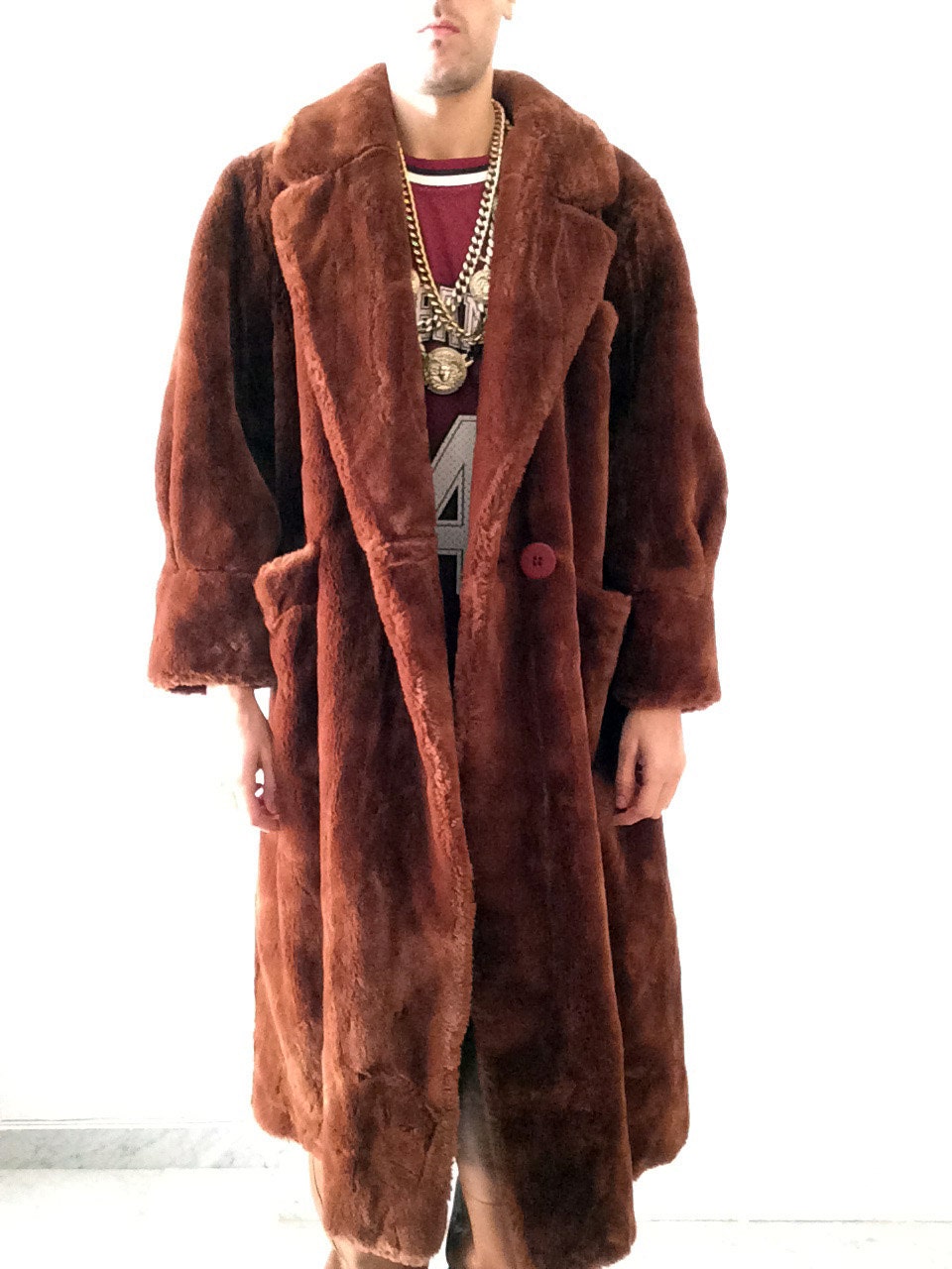 Authentic Vintage Fur Coat / Gangster Rapper / by MaisonChicletol