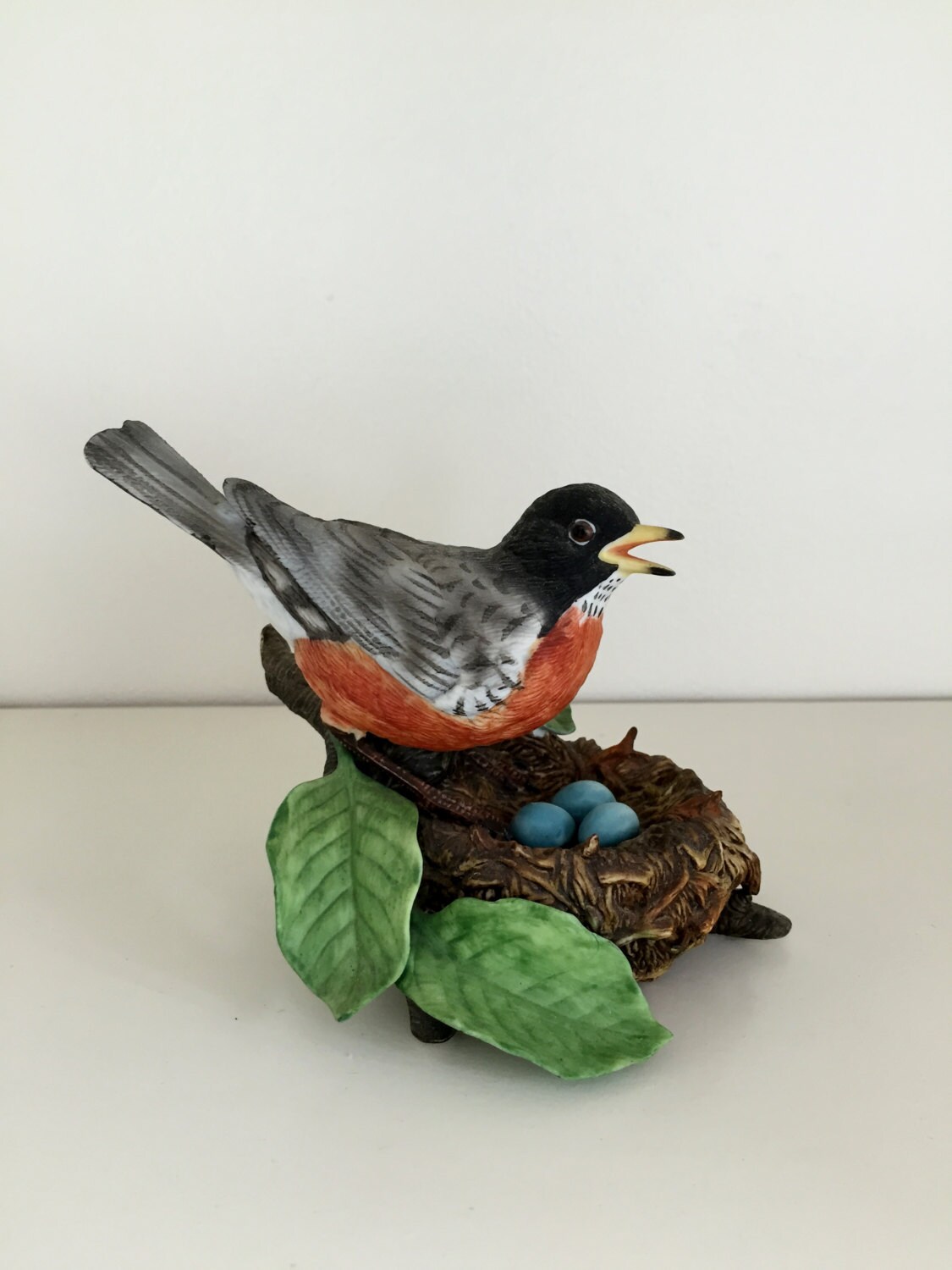 Lenox American Robin Garden Bird Figurine Porcelain 1989