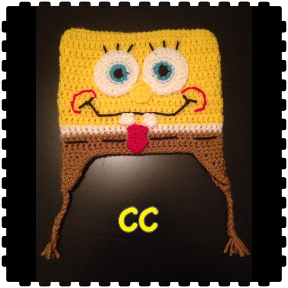 Sponge hat by CameliaCrochet on Etsy