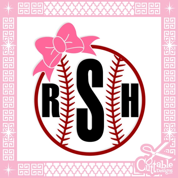 Download Baseball Softball Bow Cut Files DFX / SVG / EPS by ...