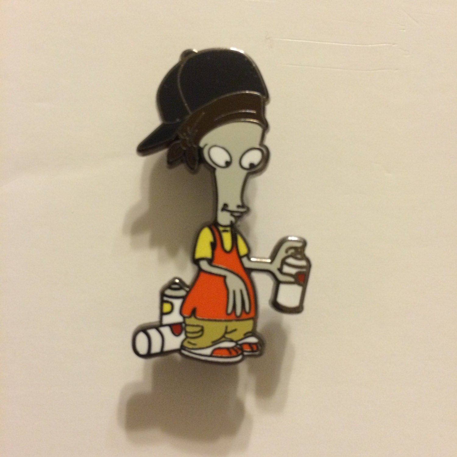 TAGGIN' ROGER American Dad Hat Pin