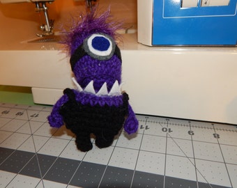 stuffed purple minion