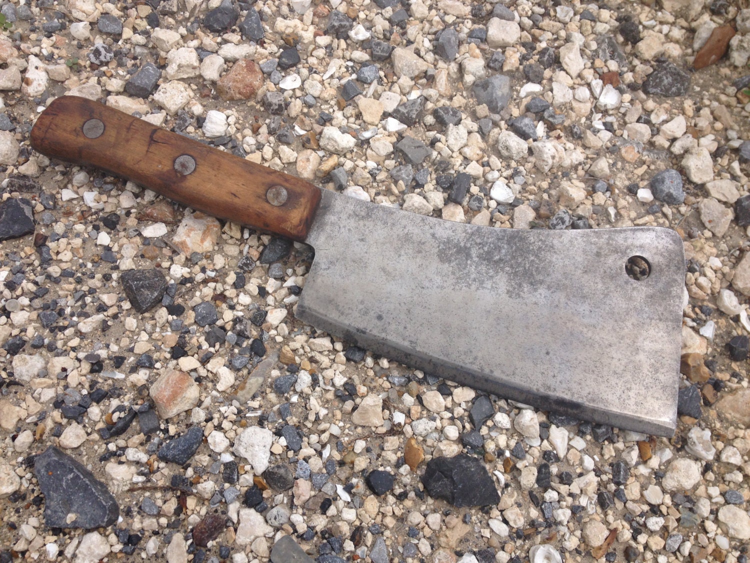 Vintage Briddell Meat Cleaver no. 800a 8 Butchers Knife