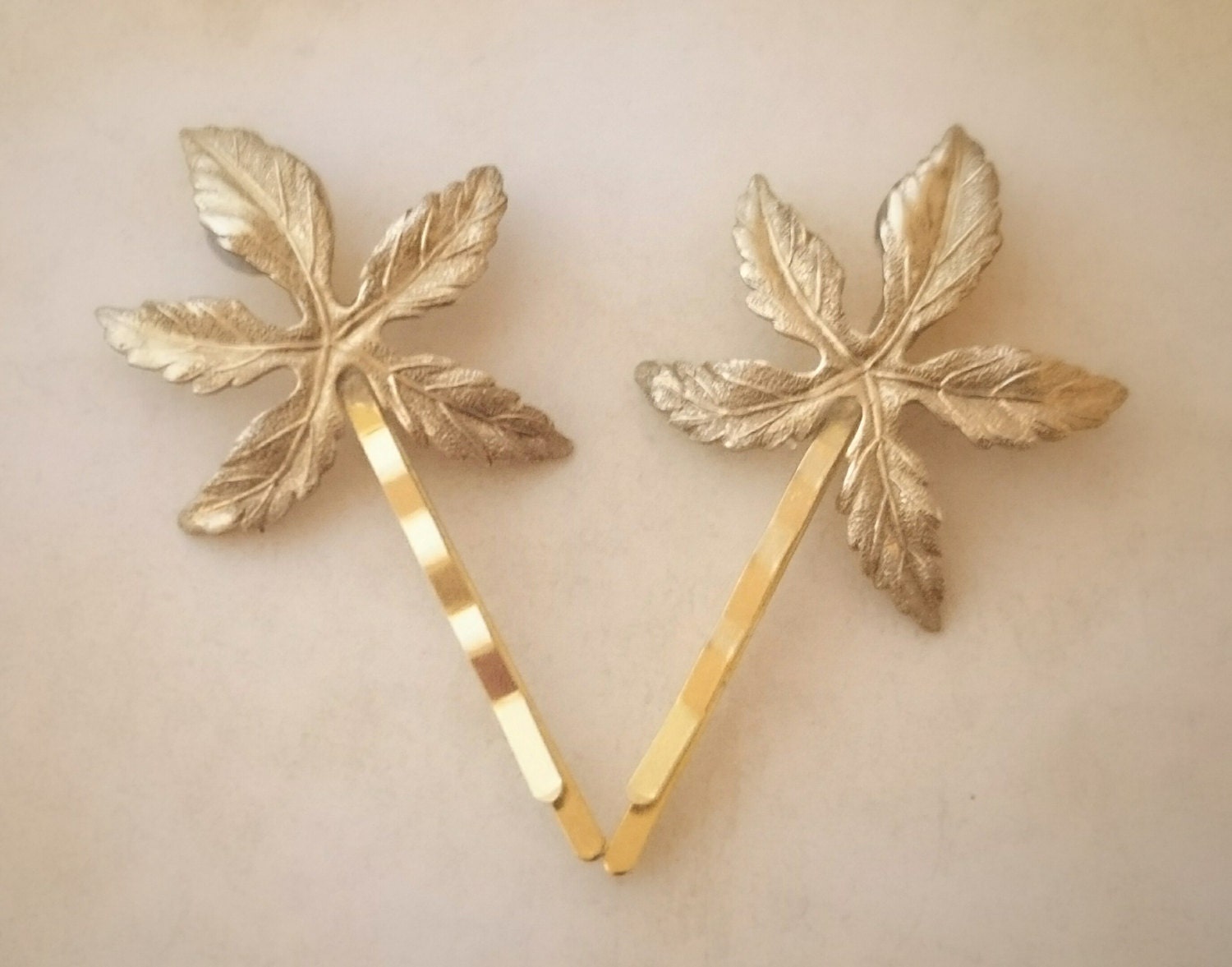 Leaf Hair Clip in Gold Leaf Hair Clip in Gold