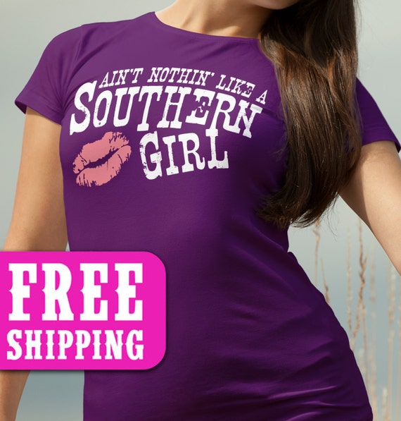 Country Music Shirts Southern Girl Free By Countrytease On Etsy 8786