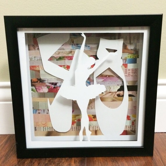 Ballet Shadow Box by ScribbleAStoryDesign on Etsy