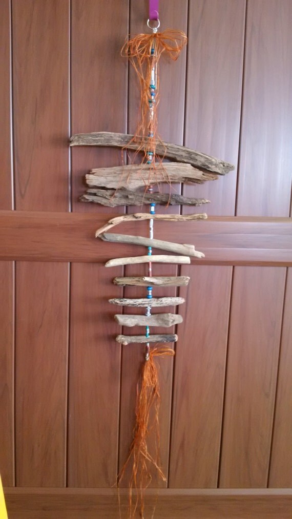 Driftwood hanging decor each is unique and made a little