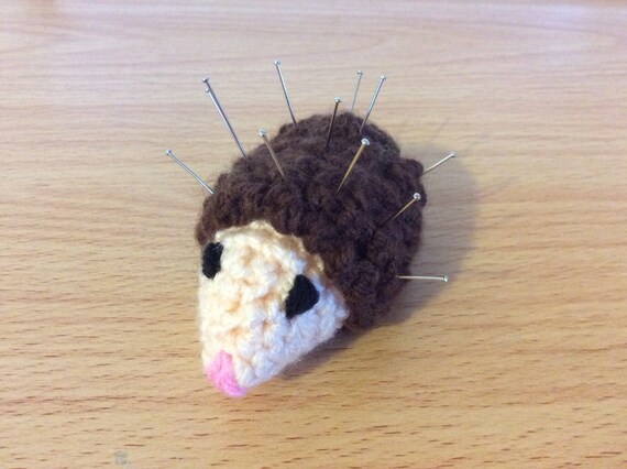 Hedgehog pincushion Hedge Hog pincushion crochet by ...