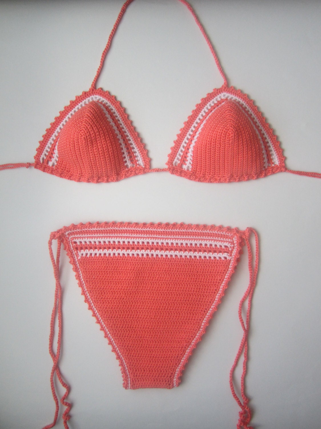 Coral Crochet Bikini Set/Women Accessory/ReyyanCrochet