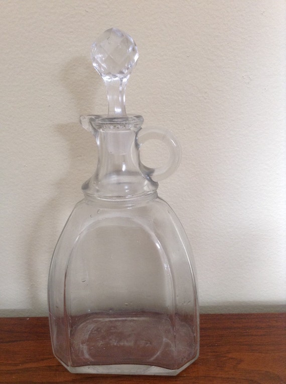 Lovely antique vintage vinegar bottle with a by LovelyVintageCrush