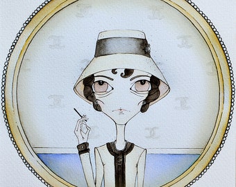 Illustration Coco Chanel