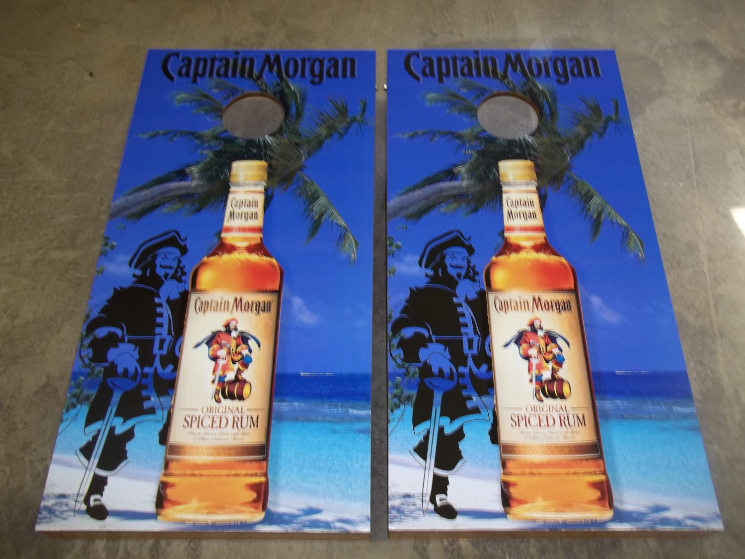 Captain Corn Hole Boards Bean Bag Toss Game