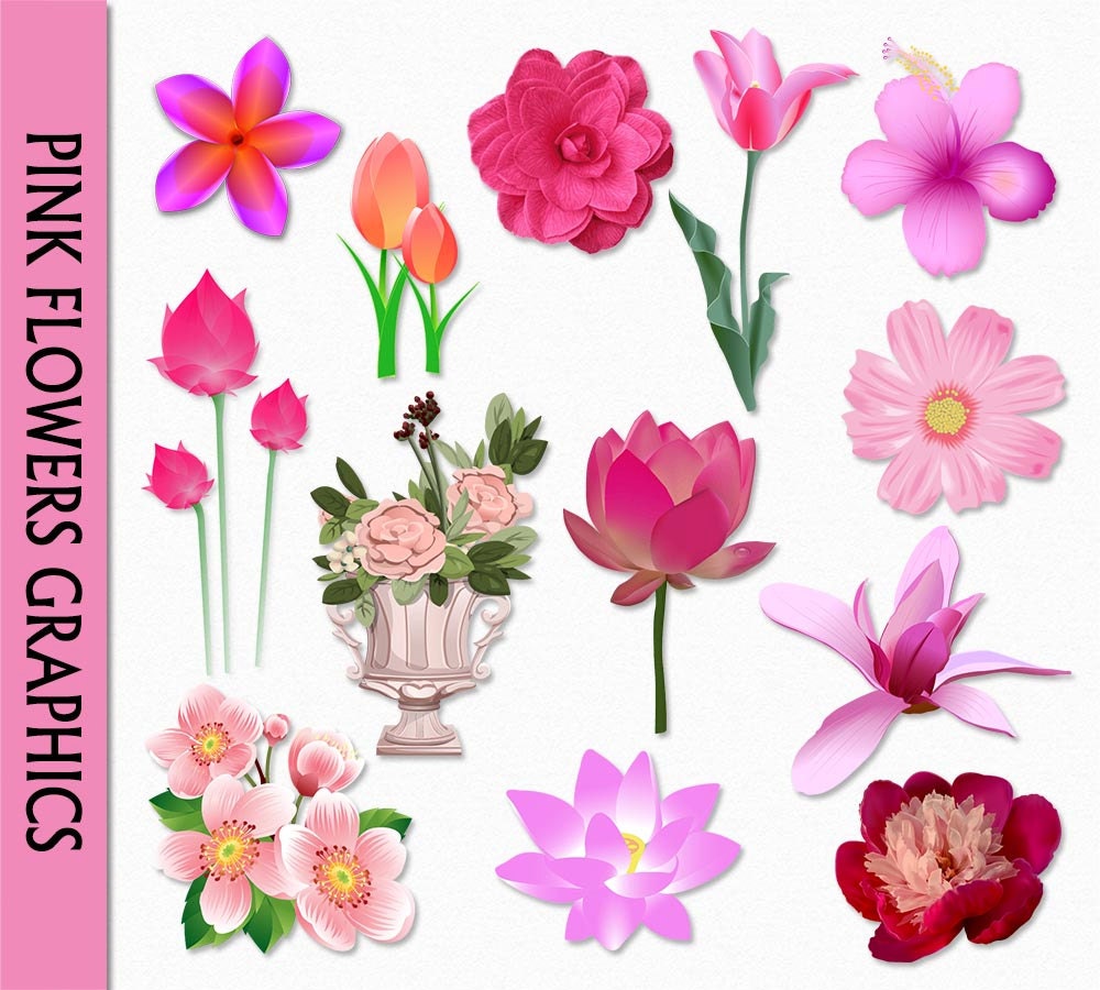 free scrapbook flower clipart - photo #19