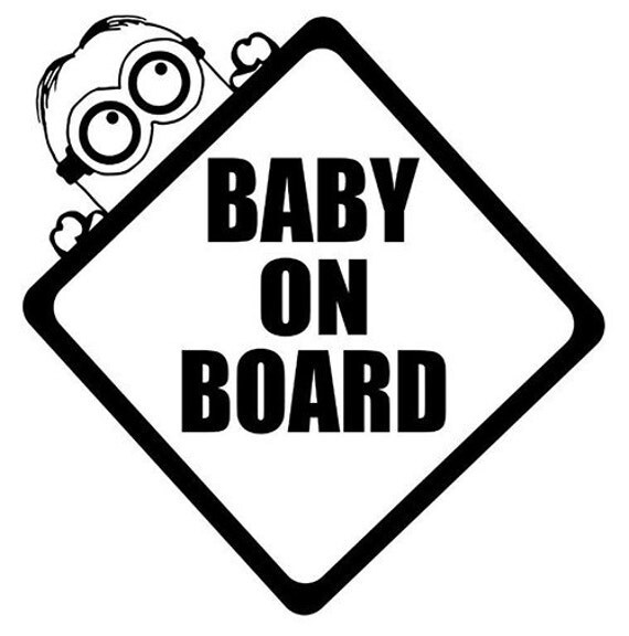 Items similar to Baby On Board Vinyl Decal on Etsy