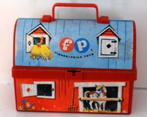 fisher price farm lunch box