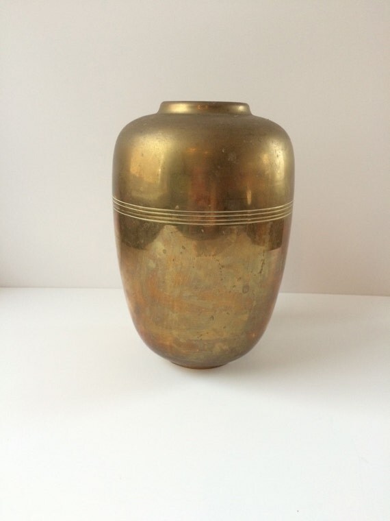 Vintage Brass Vase By Thegypsyvintage On Etsy 2101