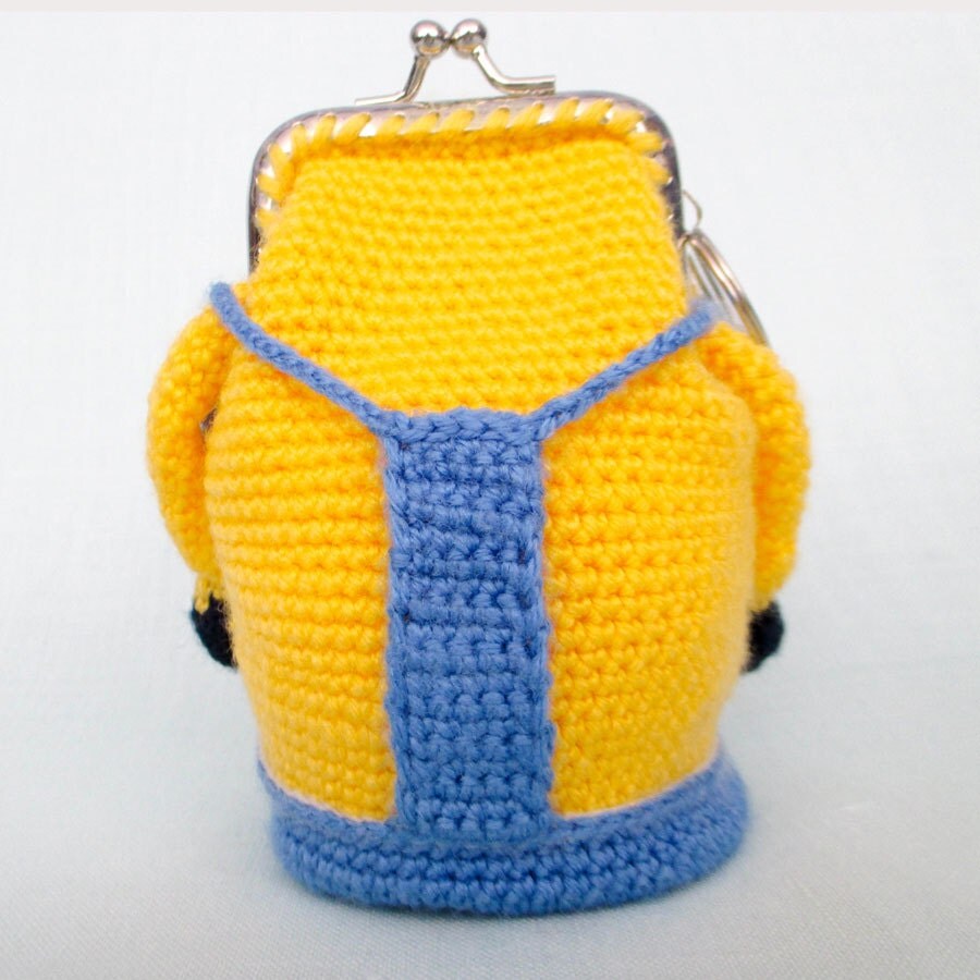 Amigurumi Crochet Pattern Purse Minion Crochet Purse Pattern