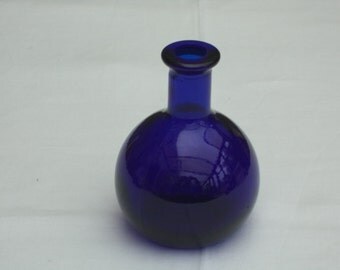 A very attractive pair of Cobalt blue bottles. Bristol Blue.
