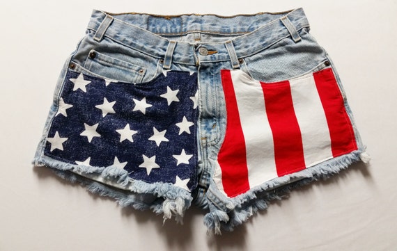 31 inch waistAmerican Flag shorts Stars n Stripes Levis