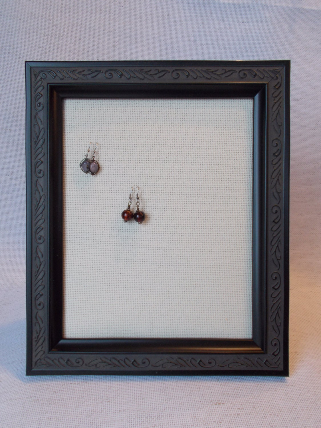 Picture Frame Earring Holder by RaihanaImports on Etsy