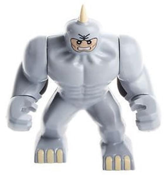 Rhino Custom Minifigure 100% Lego Compatible Marvel Comics