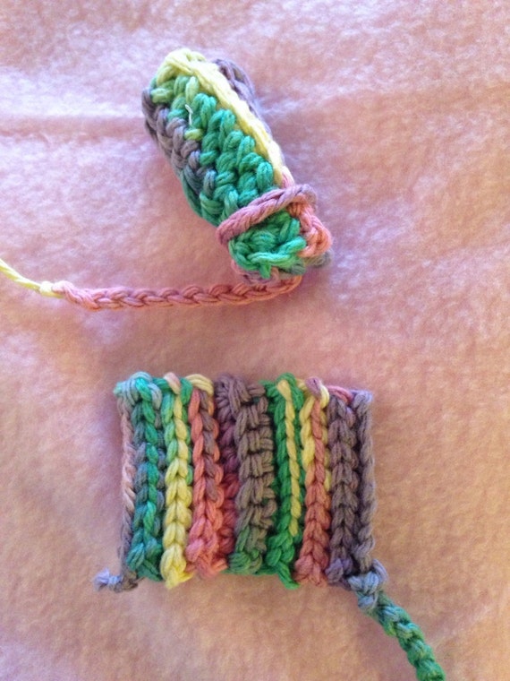 5 cotton reusable crochet tampons by JazzyClothPads on Etsy