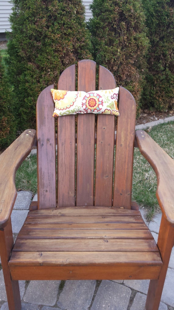 Adirondack Chair Head/Neck Pillow by TrudyDesigns on Etsy