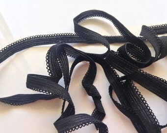 Black Lingerie Elastic - 10mm