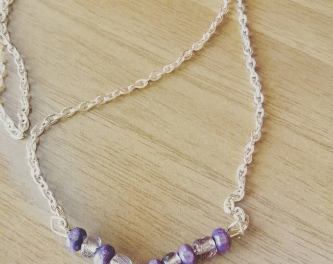 Crystal purple necklace,boho necklace,green crystal necklace,hippie pendant,boho pendant,crystal pendant necklace,gold pendant necklace
