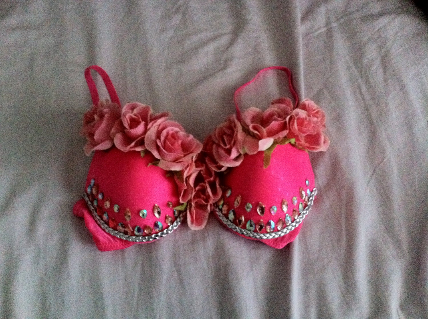 34B Flower Child Bra by ExotixLingerie on Etsy