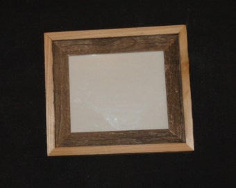Items similar to Custom 8 X 10 angled Barnwood Picture Frame with Tree ...