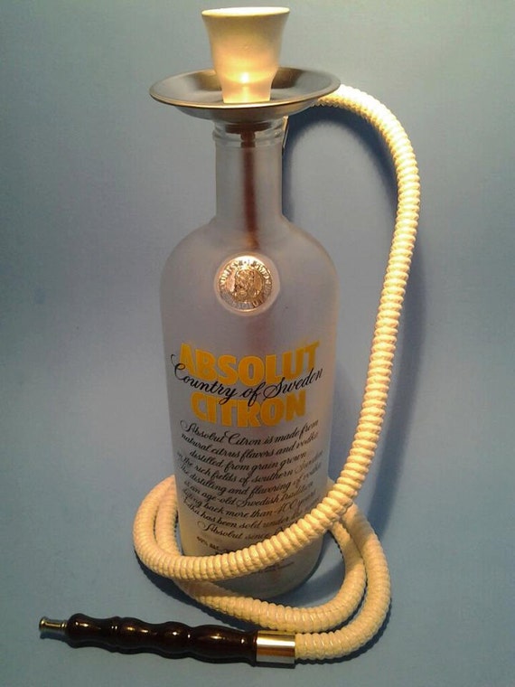 Absolut ® Citron Hookah Bottle with 1 by BottleHeavenGallery