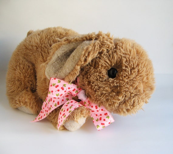 the giant stuffed bunny rabbit