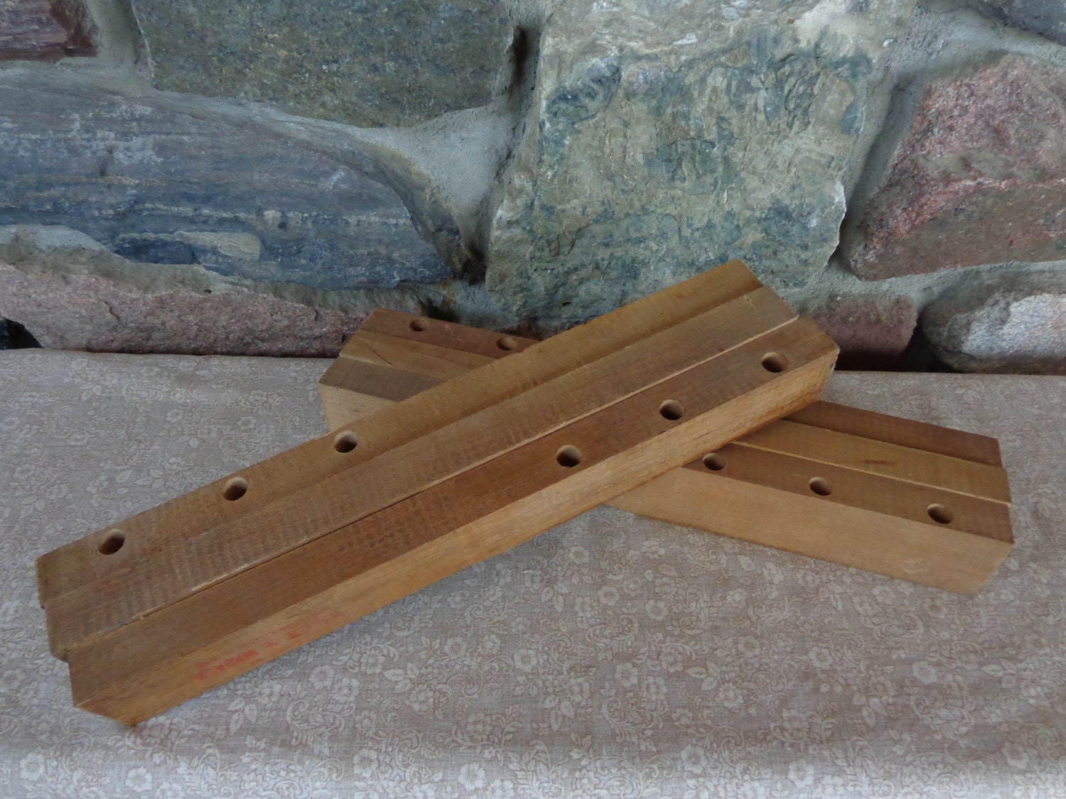 Pair of Walter Of Wabash Wood Table Top Table Slides 16