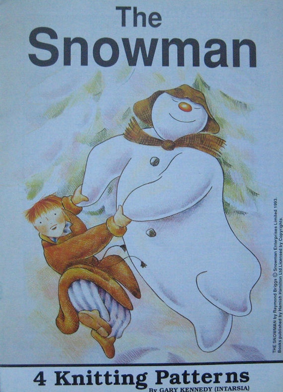 The Snowman Knitting Pattern Gary Kennedy Intarsia